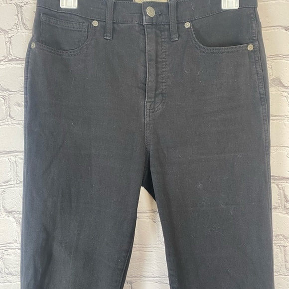 Madewell Black High Rise Skinny Jeans size 4 - Picture 3 of 11